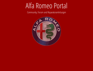 alfa-romeo-portal.de screenshot