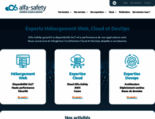 alfa-safety.fr screenshot