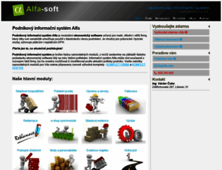 alfa-soft.cz screenshot