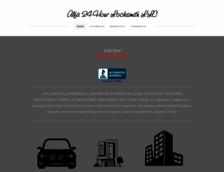 alfa24hourlocksmith.com screenshot