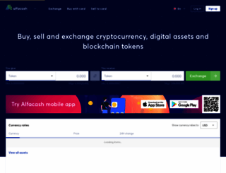 alfacashier.io screenshot