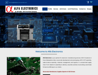 alfaelectronicsindia.com screenshot