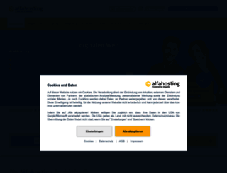 alfahosting.com screenshot