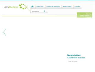 alfamedical.com.br screenshot