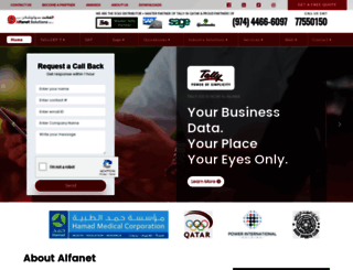 alfanetqatar.com screenshot