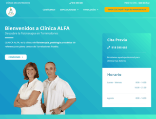 alfarehabilitacion.es screenshot