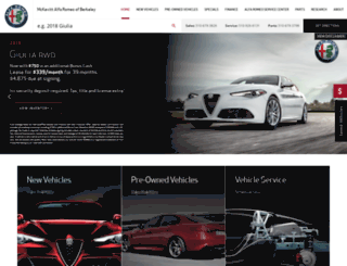 alfaromeousaofberkeley.com screenshot