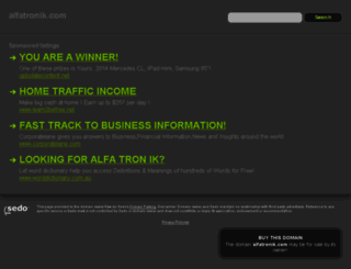 alfatronik.com screenshot