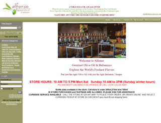 alfonsooliveoil.com screenshot