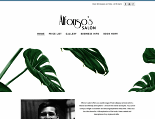 alfonsosalon.com screenshot