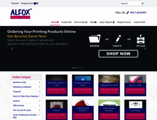 alfoxprinting.com screenshot