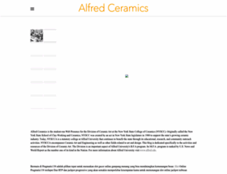 alfredceramics.com screenshot