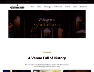 alfretonhall.com screenshot