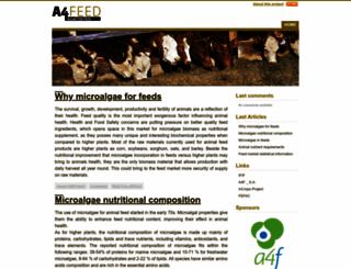 algae4feed.org screenshot