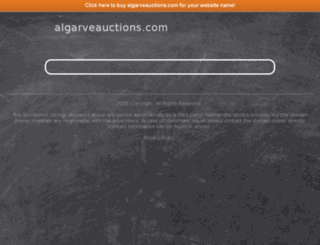 algarveauctions.com screenshot