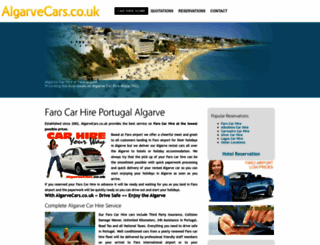 algarvecars.co.uk screenshot