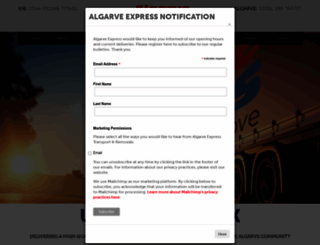 algarveexpress.com screenshot