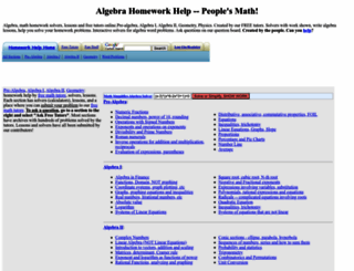 algebra.com screenshot