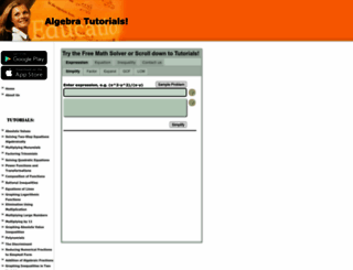 algebrahomework.org screenshot
