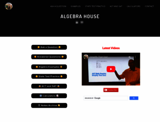 algebrahouse.com screenshot