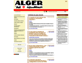 alger-republicain.com screenshot