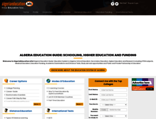 algeriaeducation.info screenshot