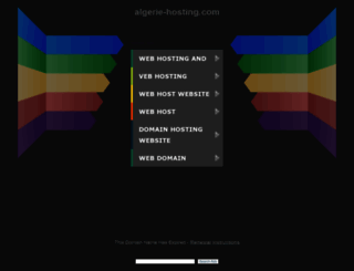 algerie-hosting.com screenshot