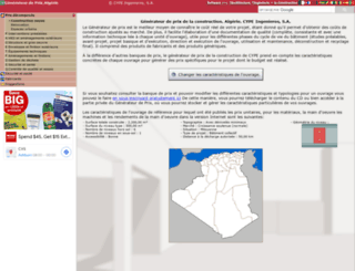 algerie.prix-construction.info screenshot