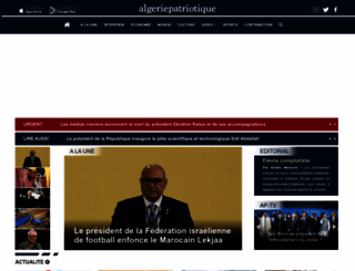 algeriepatriotique.com screenshot