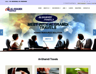 alghamditravels.com screenshot