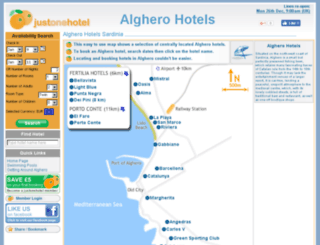 algherohotels.co.uk screenshot