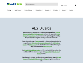 algidcards.co.uk screenshot