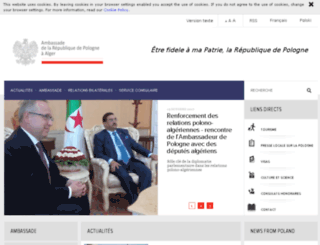 algier.mfa.gov.pl screenshot