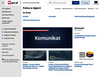 algier.msz.gov.pl screenshot