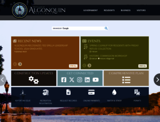 algonquin.org screenshot