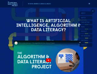 algorithmliteracy.org screenshot