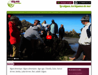 algues-armorique.com screenshot
