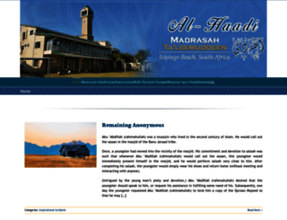 alhaadi.org.za screenshot