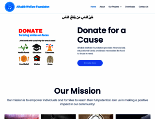 alhabibwelfarefoundation.co.uk screenshot