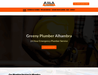 alhambra-plumber.com screenshot