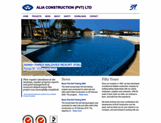 aliacontractors.com screenshot