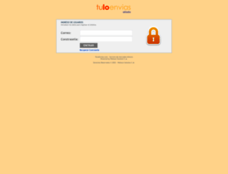 aliado.tuloenvias.com screenshot