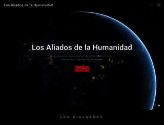 aliadosdelahumanidad.org screenshot