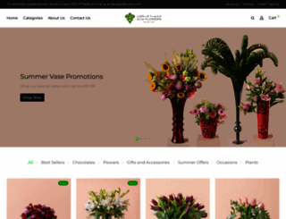 aliaflowers.com screenshot