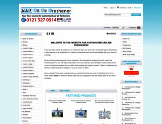 aliairfreshener.co.uk screenshot
