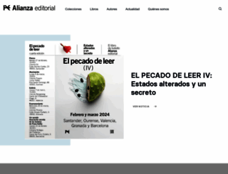 alianzaeditorial.es screenshot