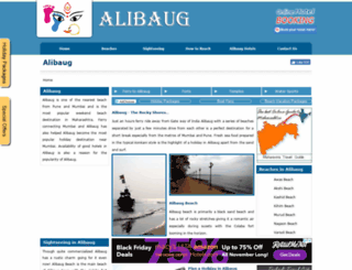alibaug.ind.in screenshot