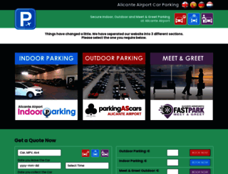 alicanteairportcarparking.com screenshot