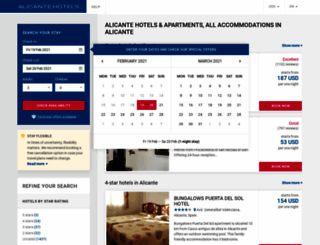 alicantehotel.org screenshot