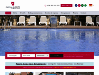 alicantehotelcastilla.com screenshot